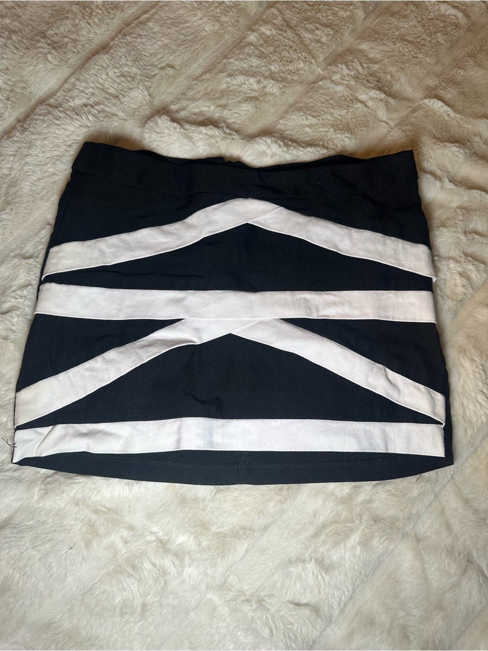 Black and White Skirt